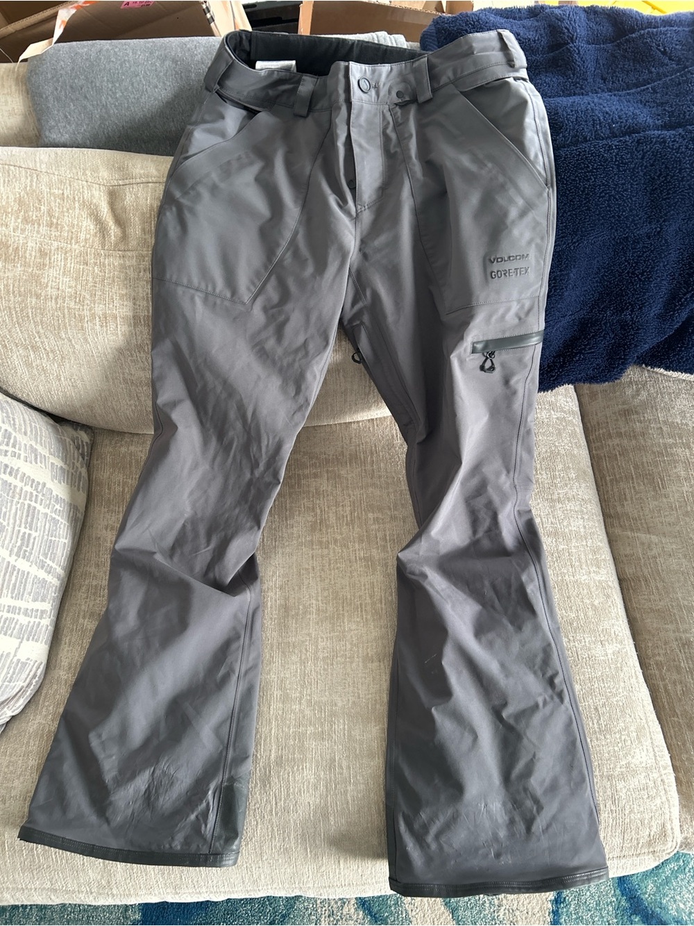 Volcom Stretch GORE-TEX Men's Gray Waterproof Shell Pants